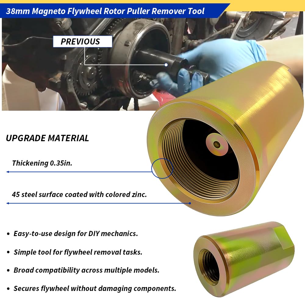 Amazon.com: GOLKNHA 38mm Magneto Flywheel Rotor Puller Remover
